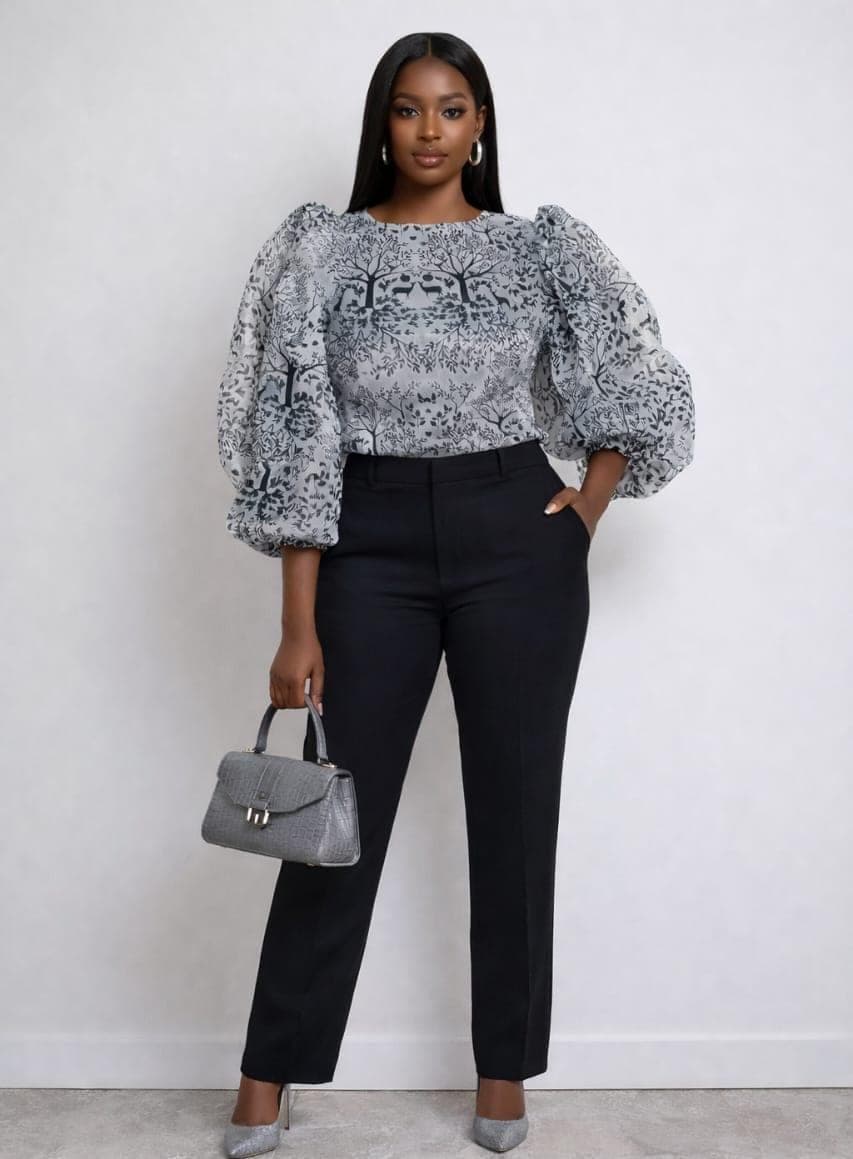 Organza Statement Top