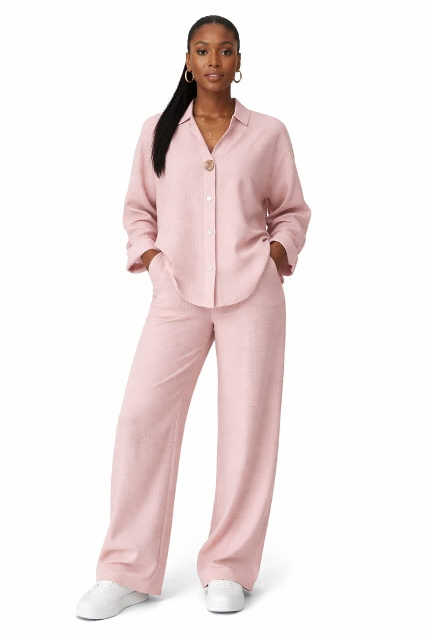 Blush Pink Relaxed Loungewear Set